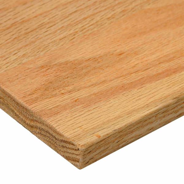 vidaXL Trappsteg, 2 st bruna 100x30x2cm massiv ek