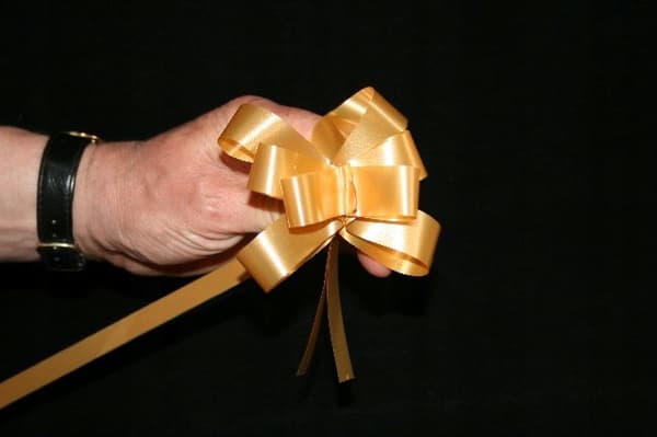 Nauhat, rusetit, 5 cm, 10 kpl, kulta
