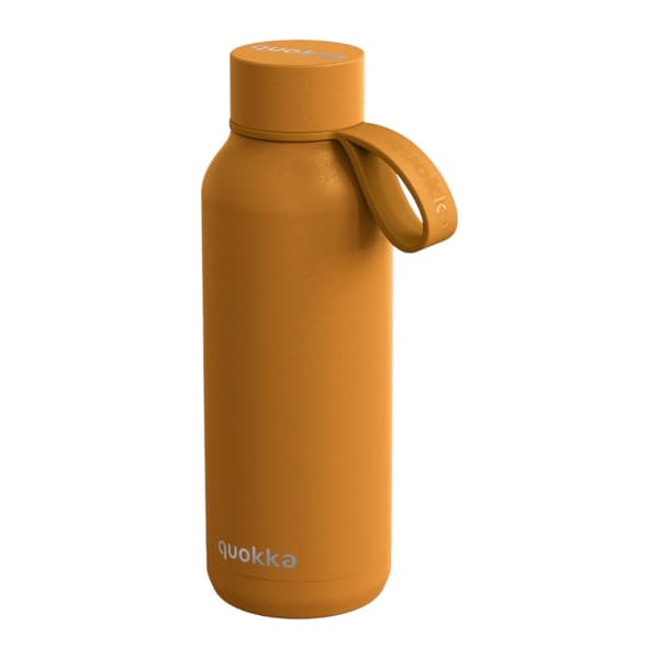 Quokka Solid med rem - 510ml termos i rostfritt stål med rem (senap)