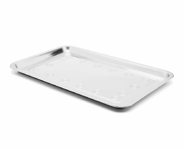 Tadar rektangulær bakke i rustfrit stål 45 x 30 cm