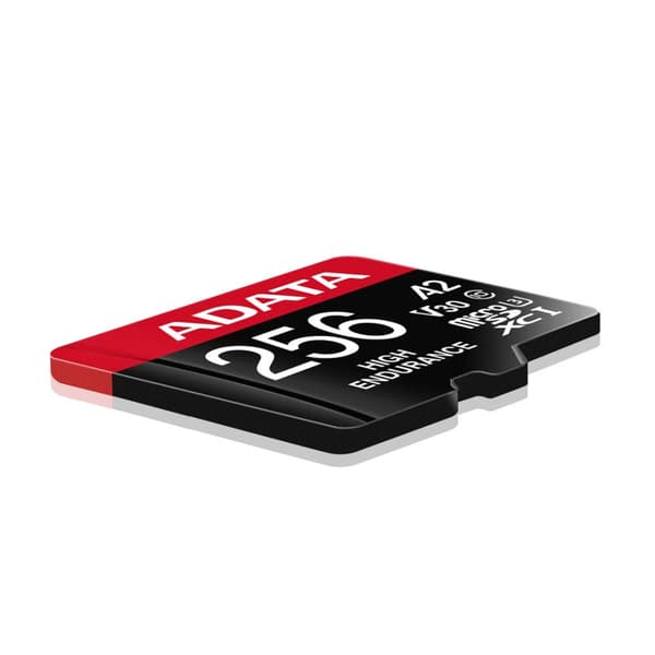 ADATA MicroSDXC 256 GB Klass 10 UHS-I/U3 A2 V30 Minneskort