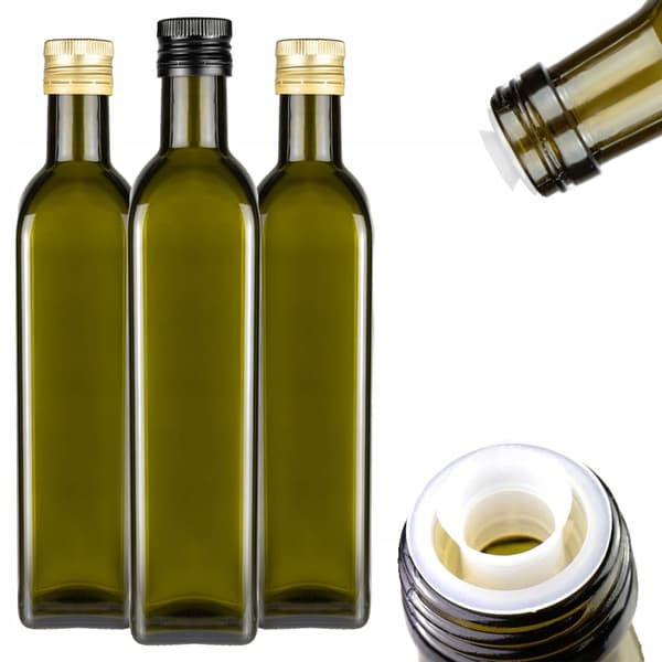 MARASCA 500 ml pullo oliiviöljyannostelijalla