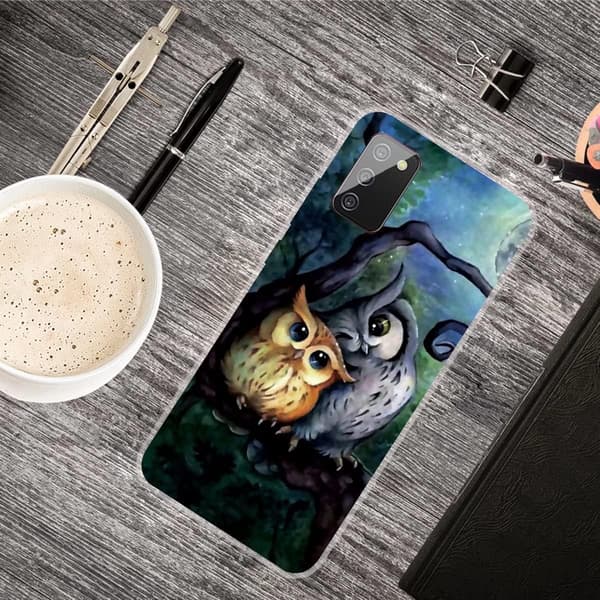 SILIKONSKAL TILL SAMSUNG GALAXY A02s 2 UGGOR + HÄRDAT GLAS