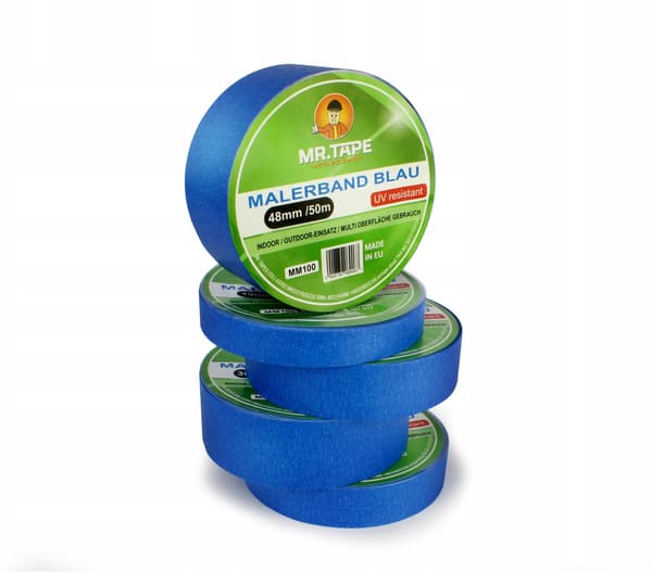 Blå maskeringstejp 48mm / 50m MR.TAPE BLÅ MASKERINGSTEJP UV30