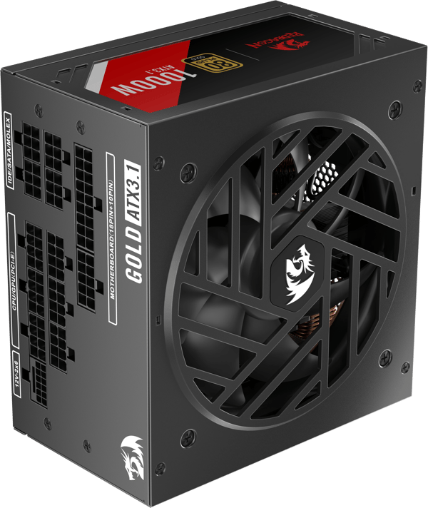 Strømforsyning Redragon MASTER GC-MS03 1000W 80 Plus Gold ATX 3.1