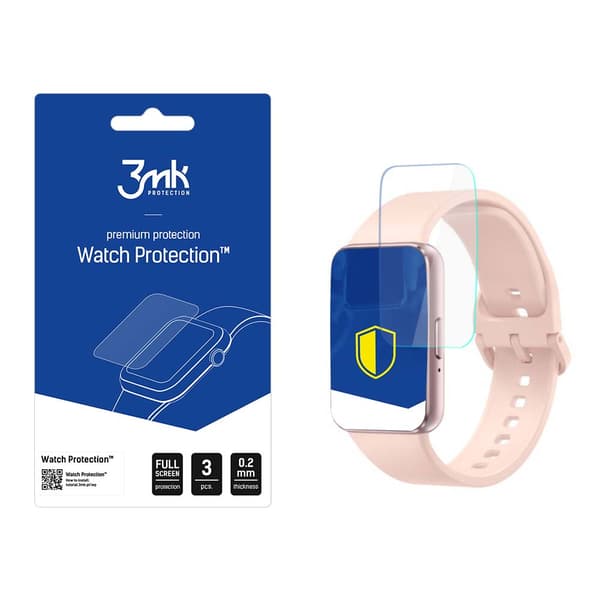 Samsung Galaxy Fit 3 skärmskydd 3mk Klockskydd ARC