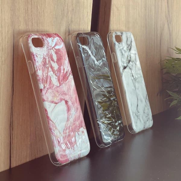 Wozinsky Marble Gel Cover Marmor Xiaomi Redmi Note 10 5G / Poco M3 Pro Sort