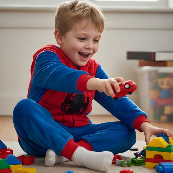 Kigurumi-pyjamas Spiderman-kostume til børn 95-105 cm
