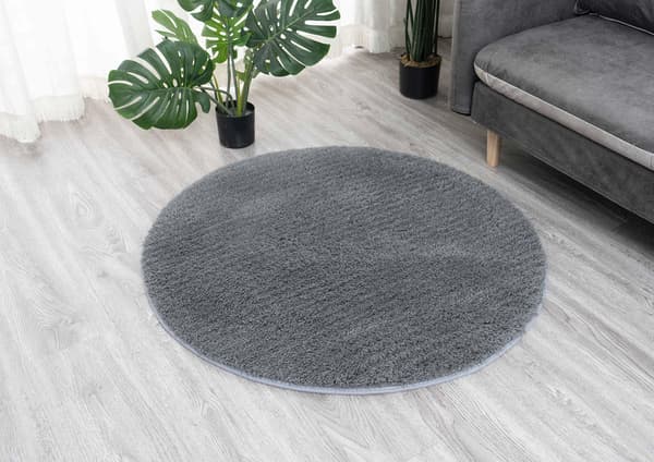 Alpacka Strado Rund Matta 100x100 - Alpagrå