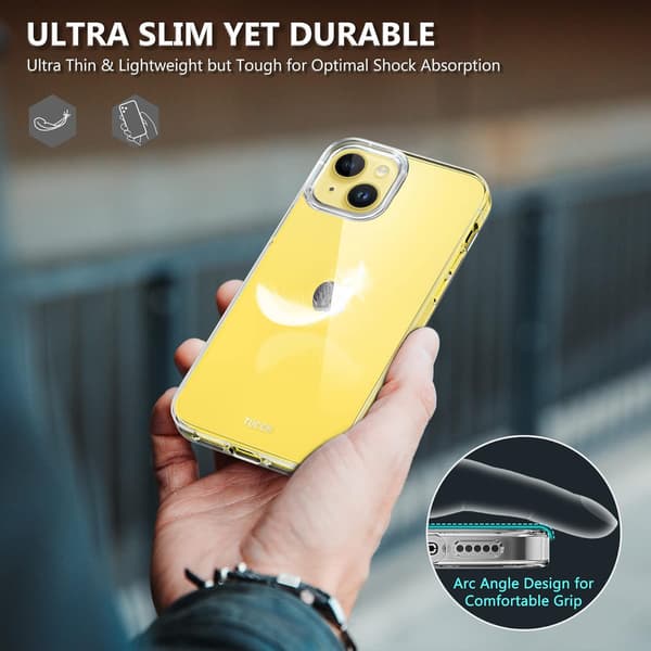 SUOJA APPLE IPHONE 13 2021/ IPHONE 14:LLE KIRKAS + LASINEN