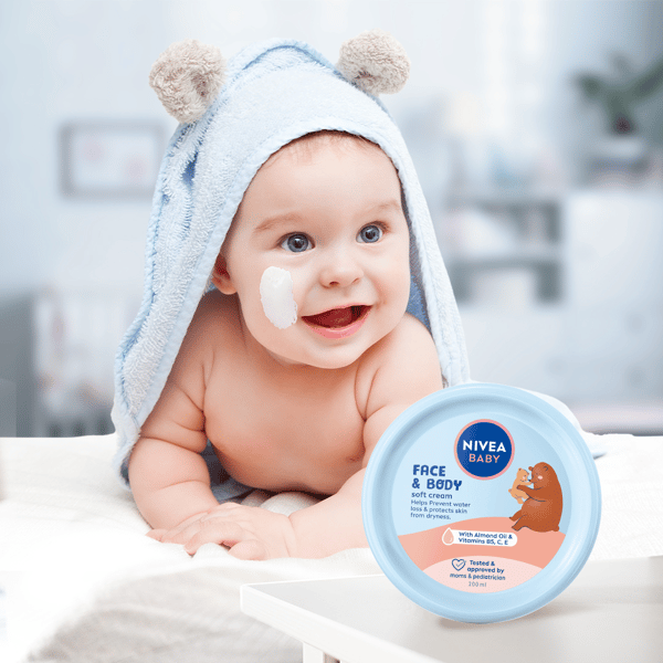 NIVEA BABY Ansikts- och kroppskräm 200 ml