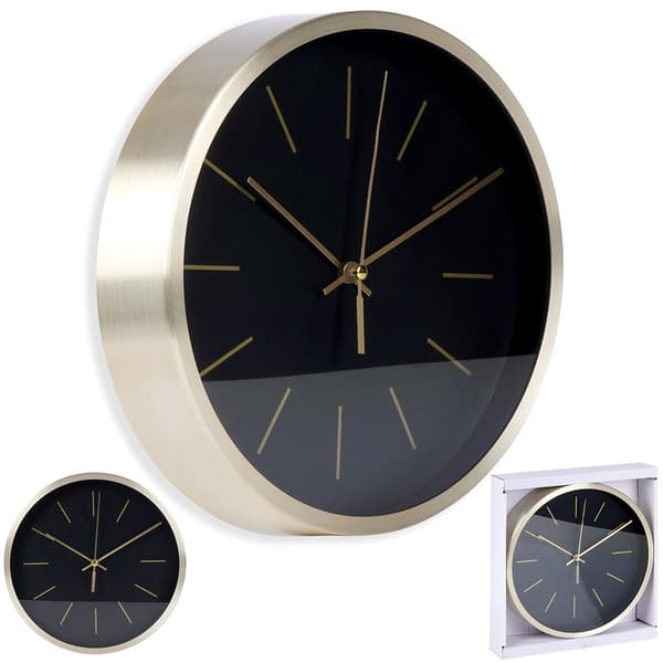Sort guld vægur 25 cm