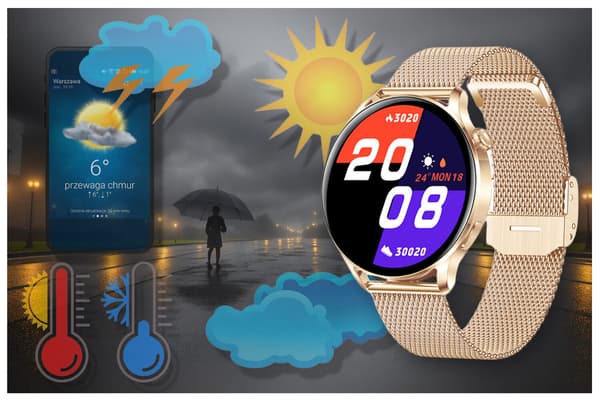 DAME SMARTWATCH Rubicon RNCE81 - OPKALD, PULSOXIMETER (sr045b)