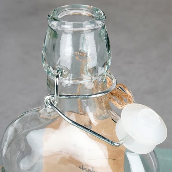 Lasipullo klipsillä 180 ml