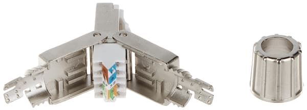 AFSKÆRMET MODULÆRT STIK RJ45/FTP8-HAND