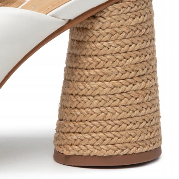 EVA LONGORIA HVIDE LÆDER FLIP-FLOPS 36 0Z2D2* EU 36 0_2