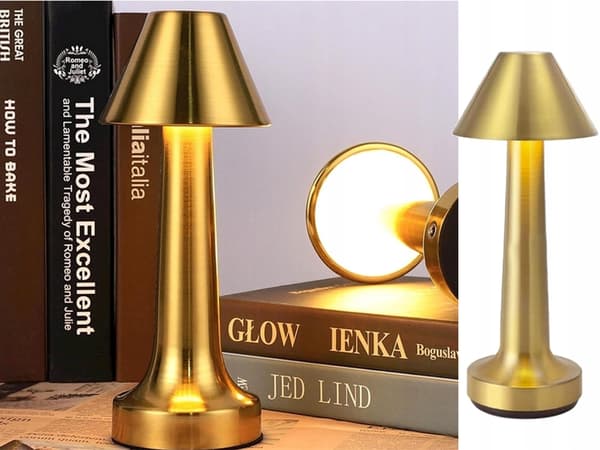 METAL LAMPE A12 GULD (20) / 30 STK_B