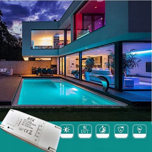 LED-ohjain 8A RGB CW ZIGBEE TUYA
