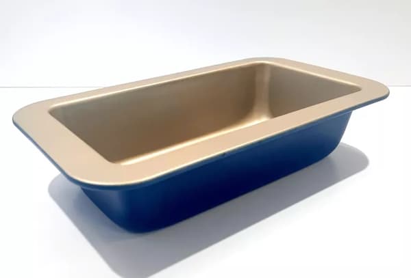 Bakplåt med nonstickbeläggning, 11 x 21 cm, marinblå