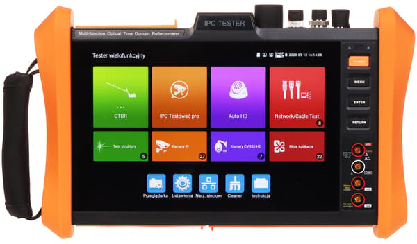 OPTISK REFLEKTOMETER (OTDR) MED CCTV-TESTARE CS-R7-80H