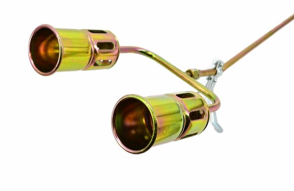AWTOOLS LÅNG TAKBRÄNNARE MED TVÅ MUNSTYCKE 60 MM