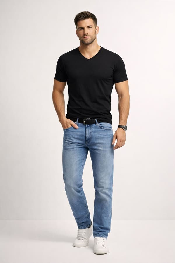 Kamouflage-t-shirt för män Recea M
