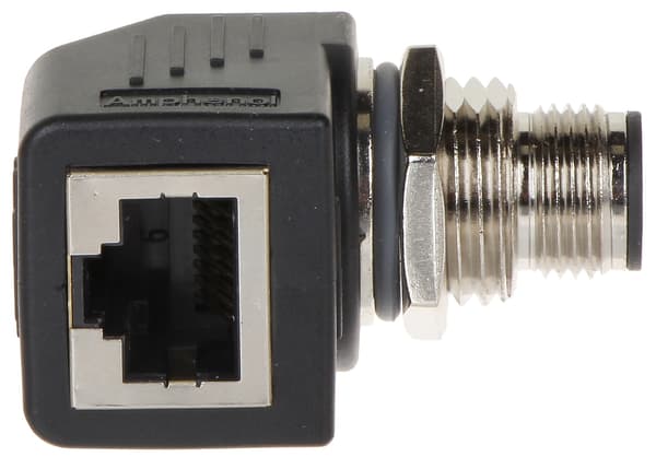 VINKLAD ADAPTER M12D-W/RJ45-G