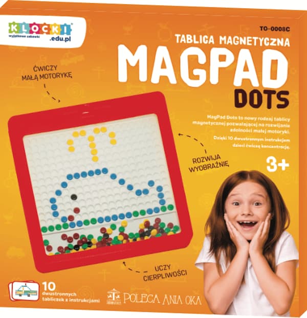 MagPad Dots Magnetisk Tavle [Rød]