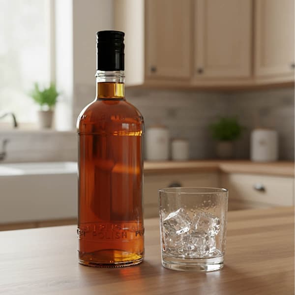 5x LYXIGA glasflaskor 500ml GLASFLASKOR FÖR LIKÖR, VIN, JUICE 0,5l