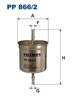 BRÄNSLEFILTER PP8662 FILTRON