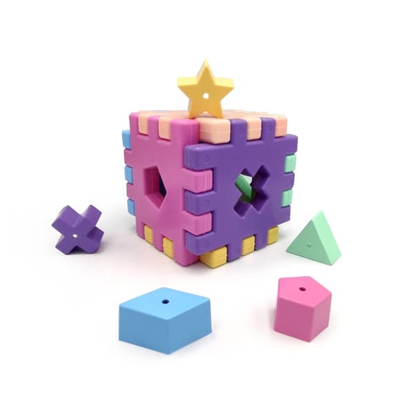 Blocksorterare - Elfiki magisk kub - 12 st.