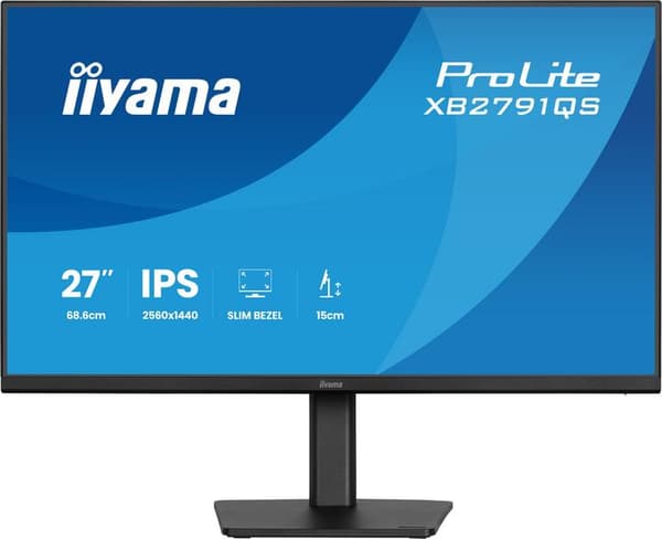 Iiyama ProLite XB2791QS-B1 27" WQHD IPS 1ms FreeSync sort