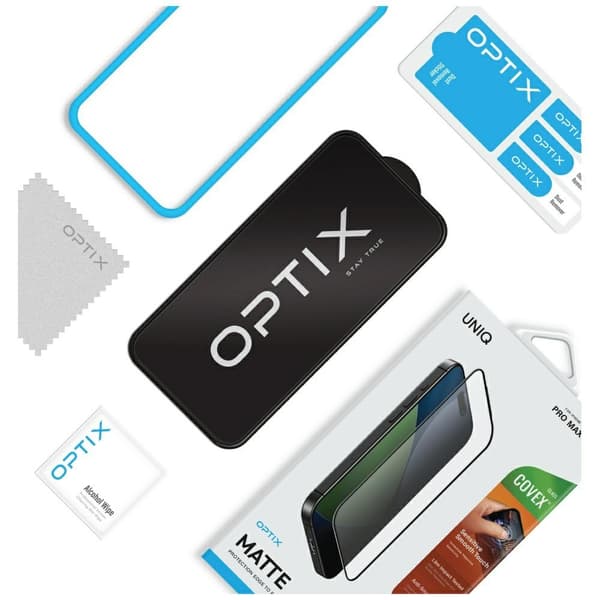 UNIQ Optix Matte hærdet glas til iPhone 17 mat