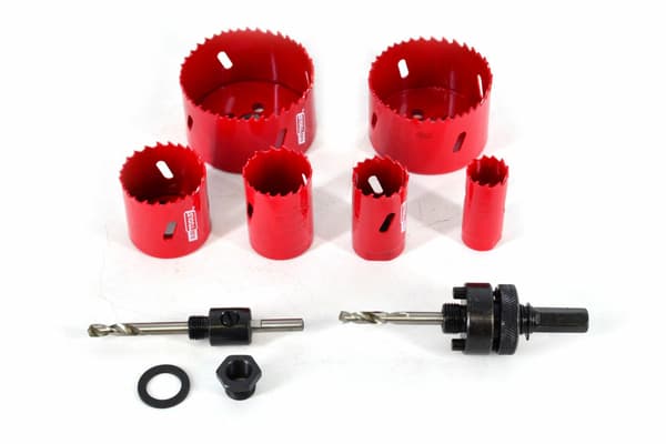 AWTOOLS BIMETALHÅLSÅGAR SET 8 DELARS 22-73MM