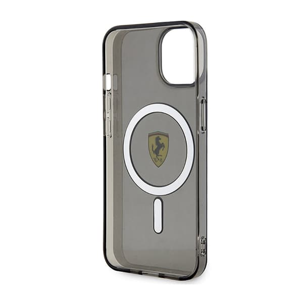 Ferrari Gennemsigtig MagSafe - iPhone 14 Plus Etui (Sort)
