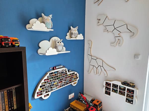 Cloud Shelves Set om 3 FANTASY EXTRA - Prestige, vit