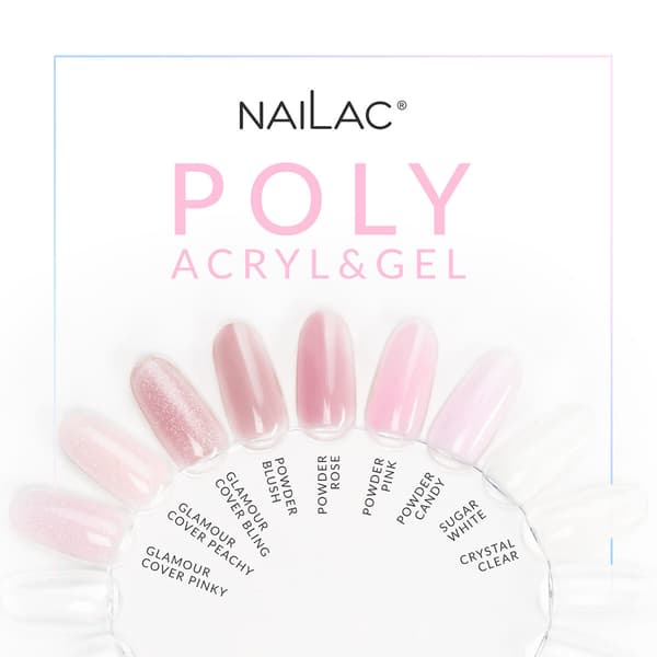 Poly Acryl & Gel #Sukkerhvid NaiLac