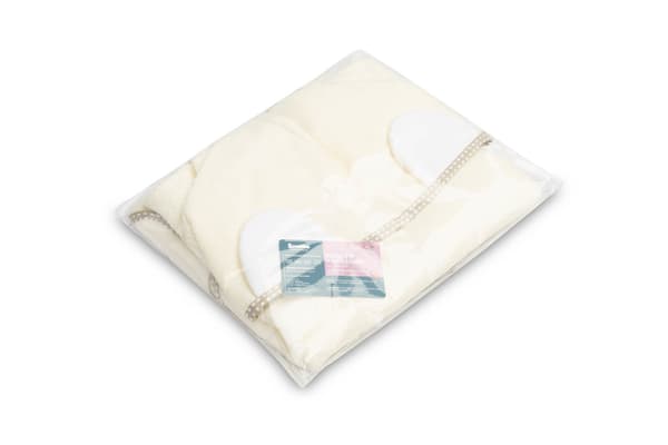 Luonnonvalkoinen uimaponcho