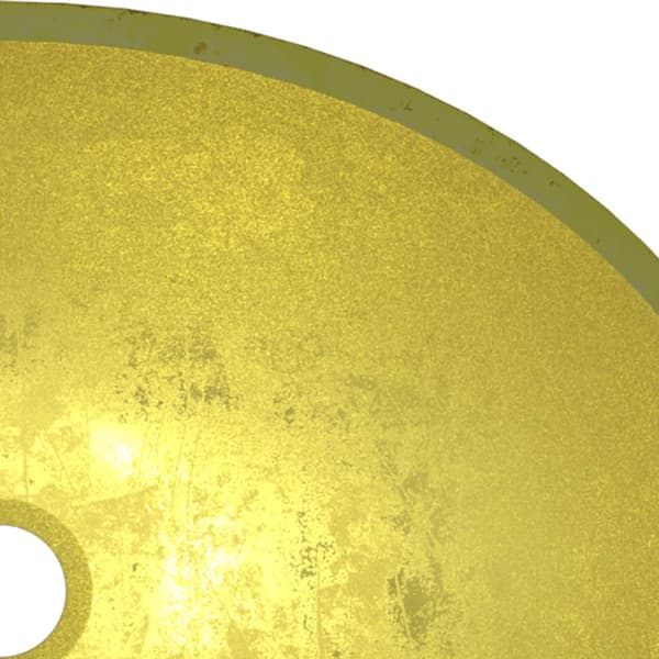 vidaXL glasvask 50x37x14 cm guld