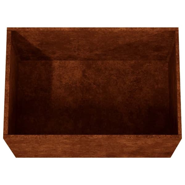vidaXL Kukkaruukku, 62x47x46 cm, Corten-teräs