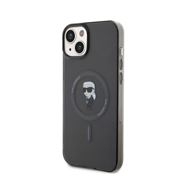 Karl Lagerfeld IML Ikonik MagSafe - iPhone 15 Plus cover (sort)
