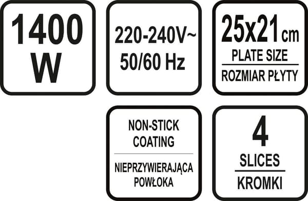 1400W ristmaskine - W-67520