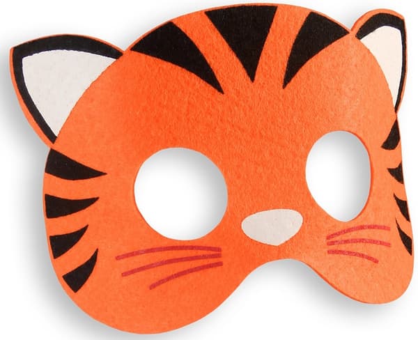 Filtmaske TIGER Tigerdyr 1 stk.