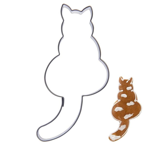 keksileikain teräskissa 8,5 cm