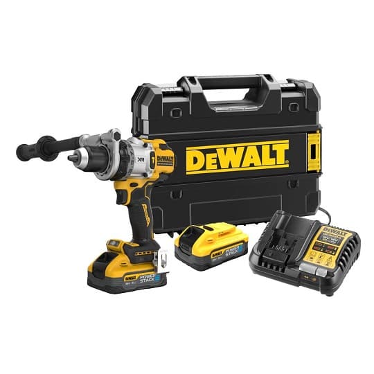 DEWALT ISKUPONKÄRRY 18V DCD1007H2T 169Nm 2x5.0Ah POWERSTACK TSTAK