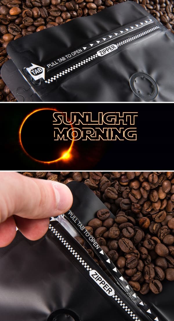Rostade kaffebönsblandning Sunlight Morning 1 kg