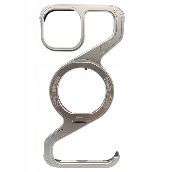 iPhone 15 Pansar Metall Skal MagSafe Titanium Hållare
