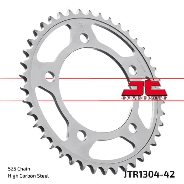 JT R1304-42 stål baghjul, 42T, størrelse 525
