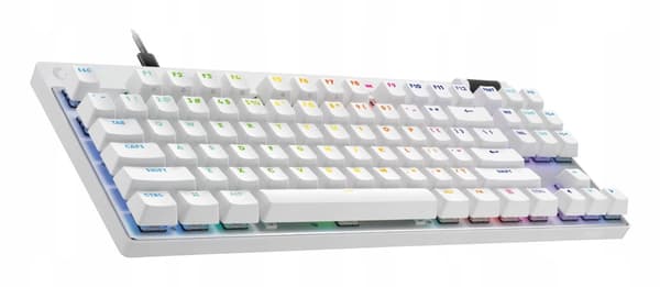 Logitech G PRO X TKL Rapid Vitt Tangentbord, USB