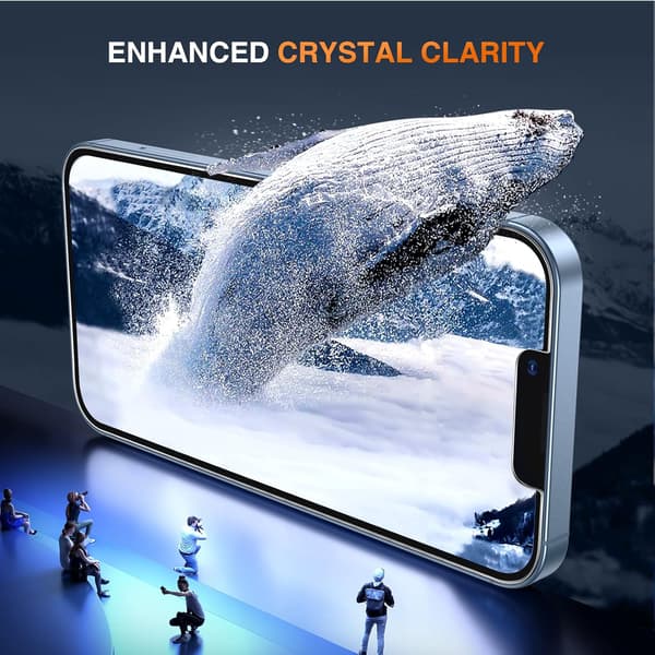 3X KARKAISTU LASISUOJA APPLE IPHONE 13 PRO MAX -KAMERAAN